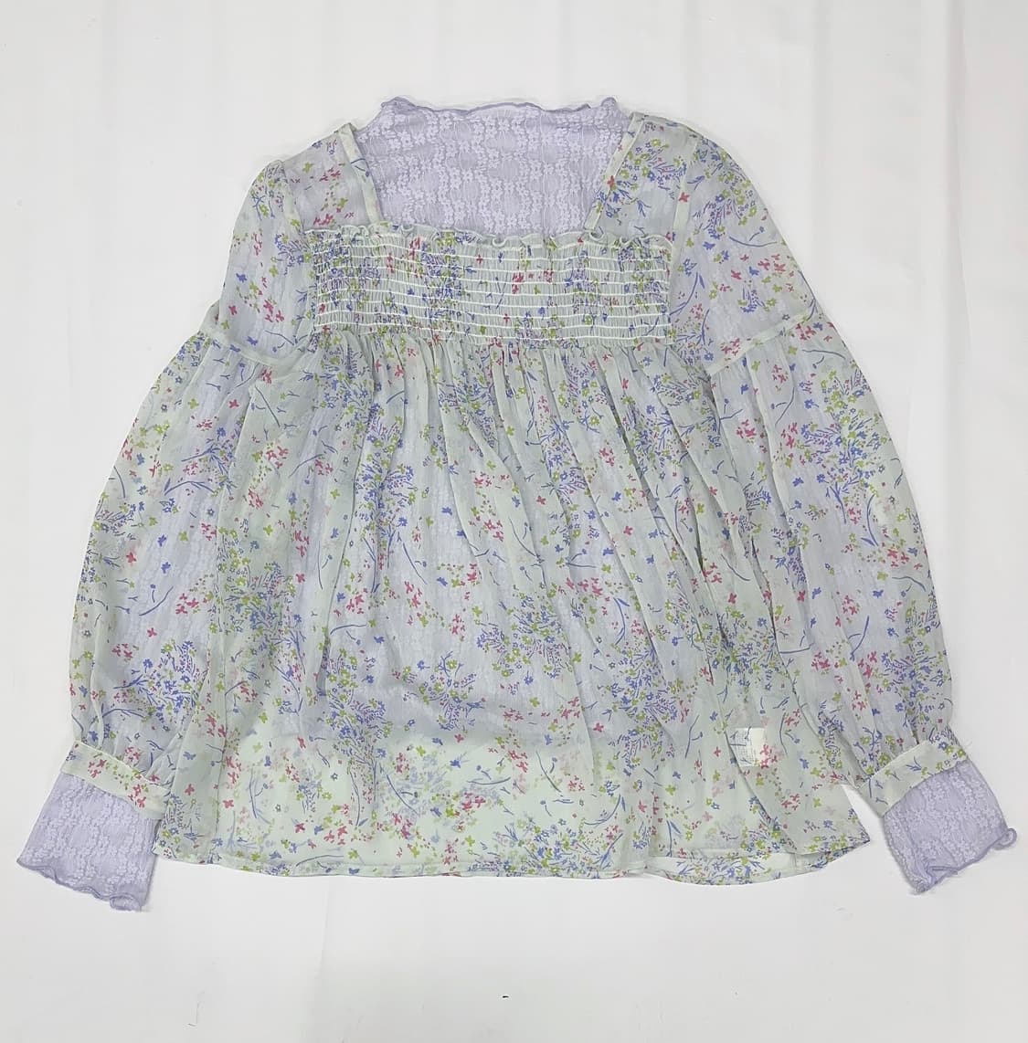 💜하구미의 모리걸 플라워 코디세트💜 퍼플 연보라 레이어드 러블리  상품이미지2