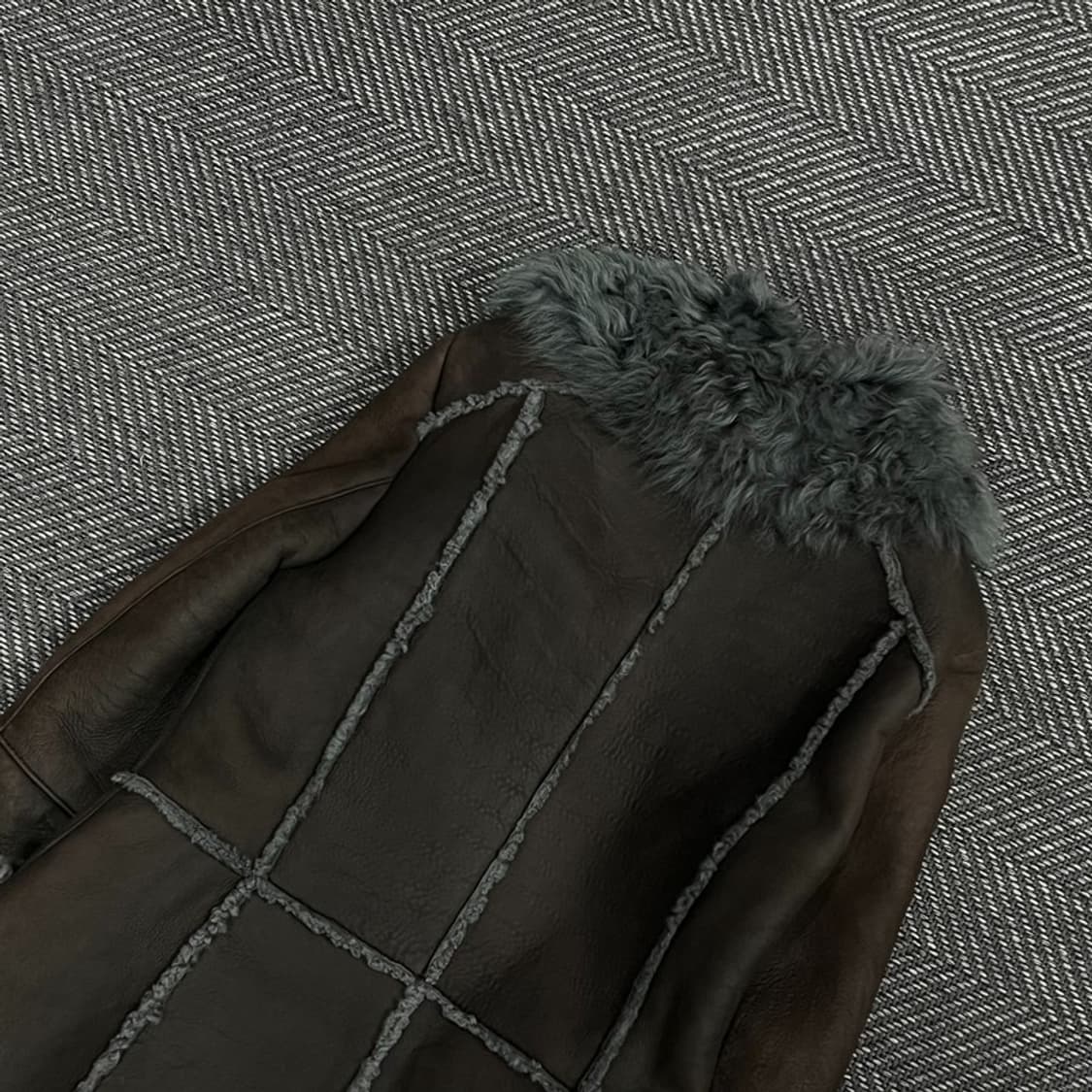 앤클라인 램스킨 양털 무스탕 v1089 상품이미지5