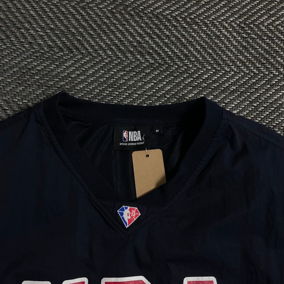 NBA 빅로고 나일론 우븐 웜업 베스트o 4384 상품이미지3