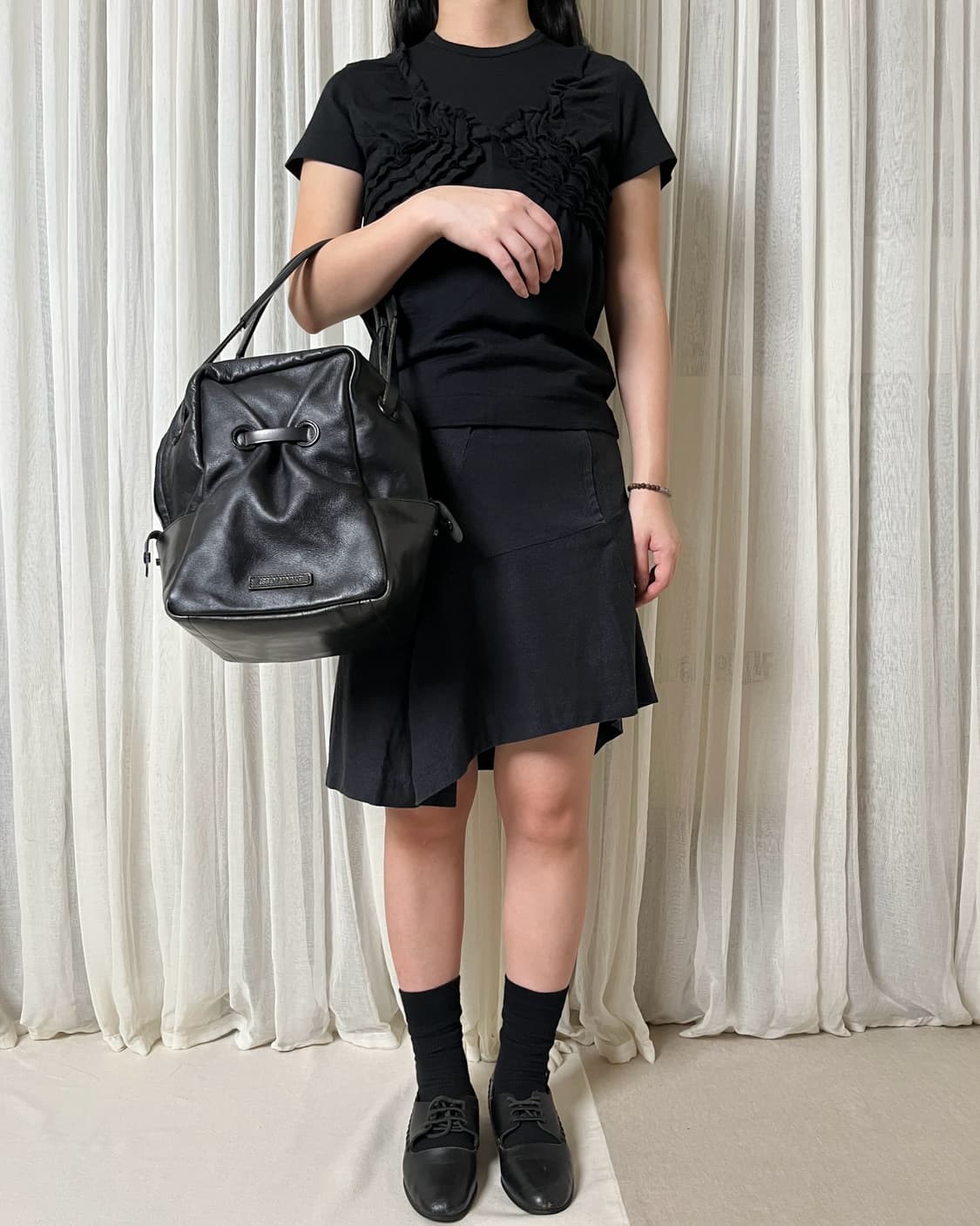 이세이미야케 레더 링클 핸드백 issey miyake 토트백 상품이미지8