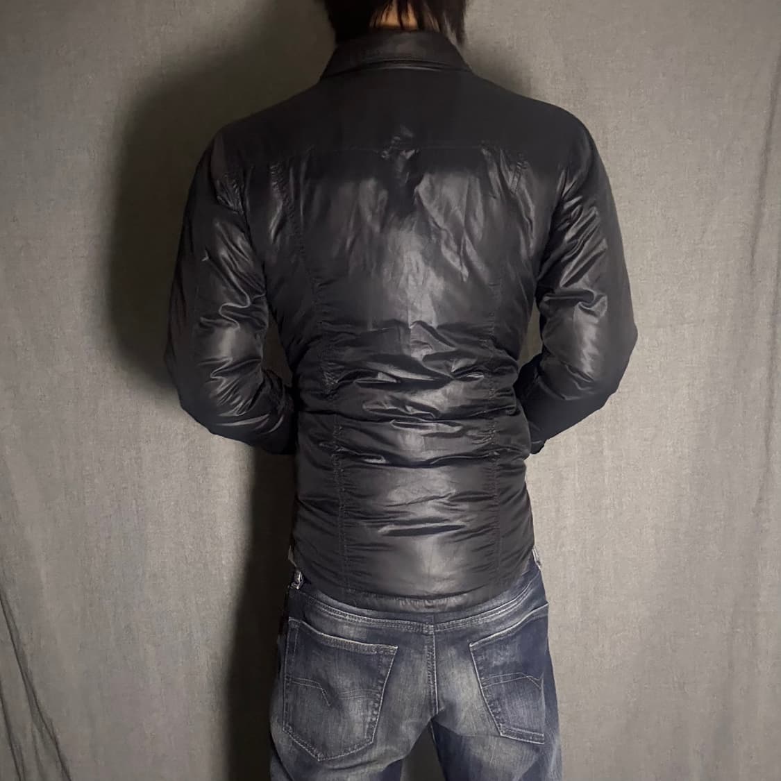 리바이스 오리털 블랙 패딩 셔츠 자켓  상품이미지5
