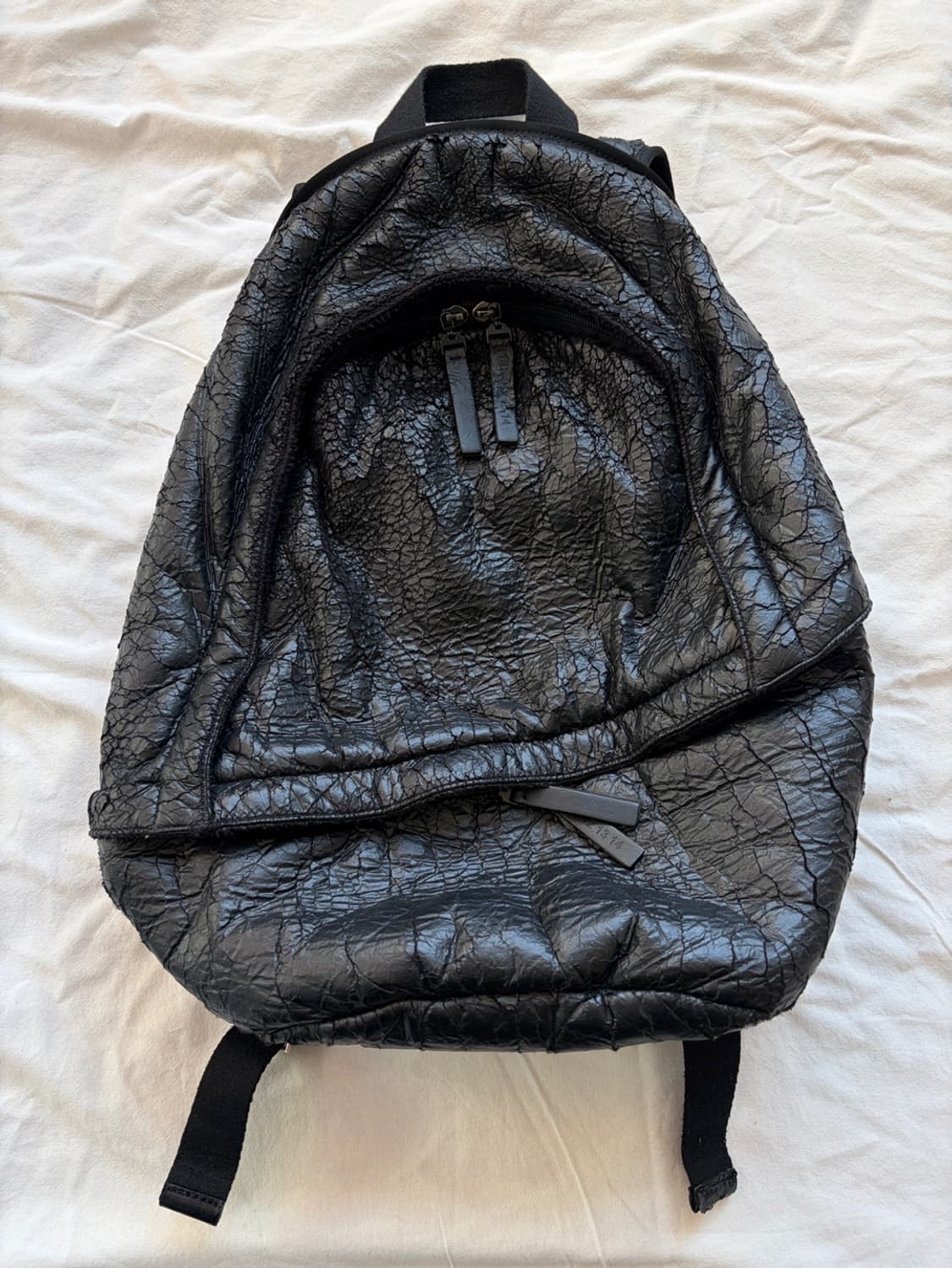 메종 마르지엘라 크링클랩스 백팩 블랙 가방 MM6 Margiela 상품이미지1