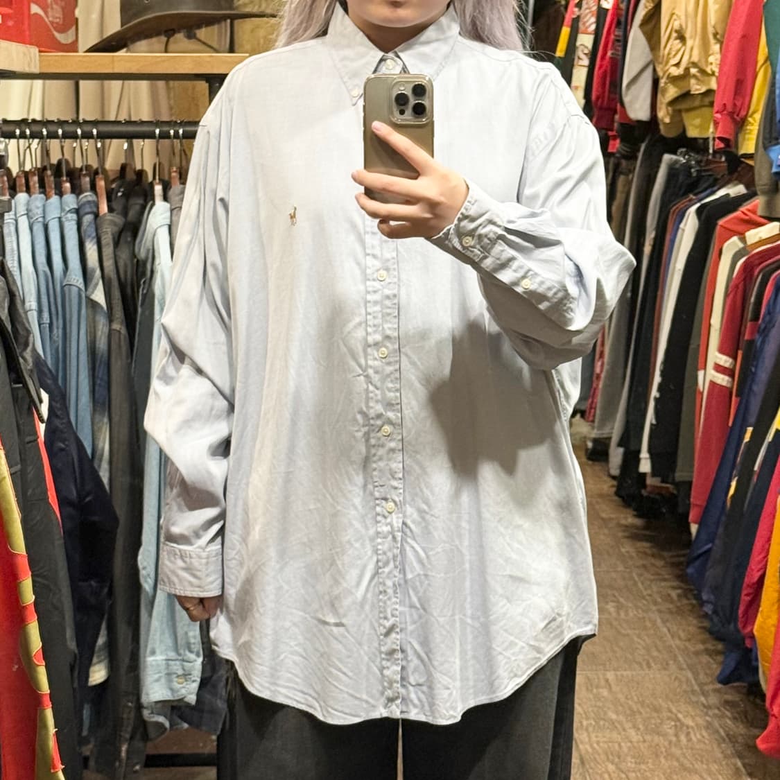 [HI]폴로 랄프로렌 긴팔셔츠 스카이블루  상품이미지1