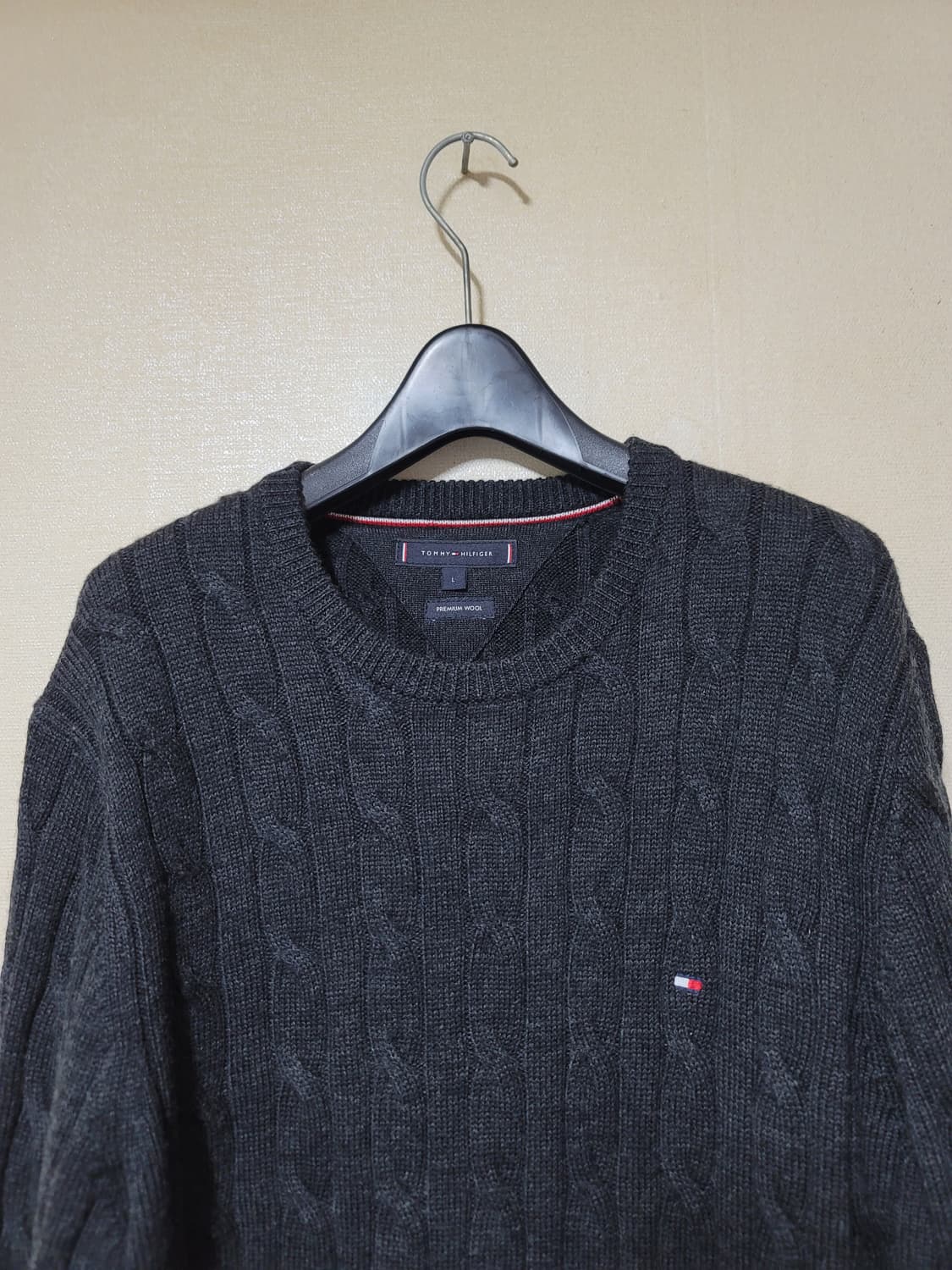 타미힐피거 프리미엄 울 케이블 니트 상품이미지2