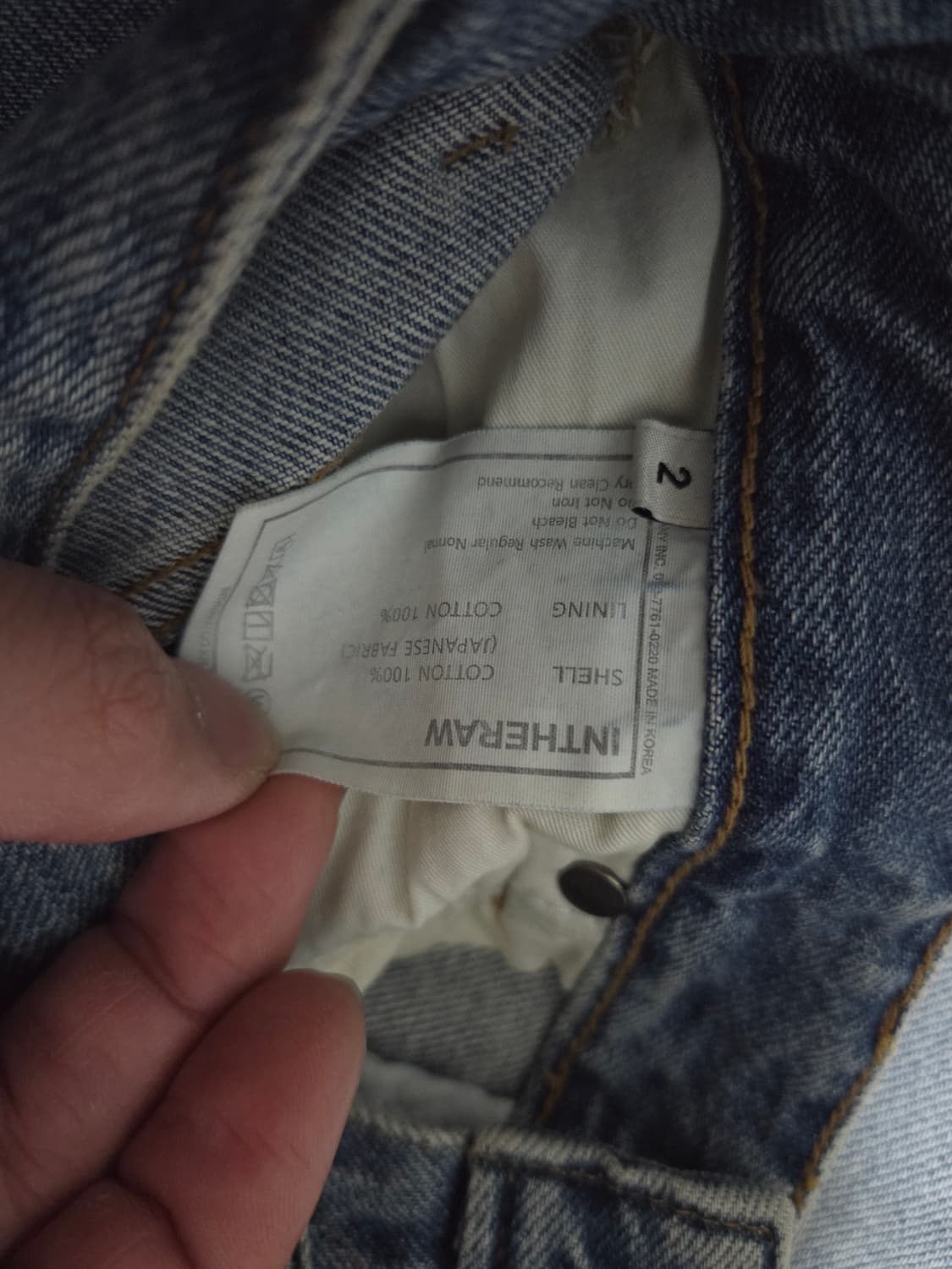 인더로우 5PK 라이트블루 데님팬츠 2사이즈 상품이미지4