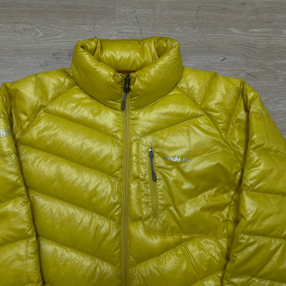 프라우스 여성 아웃도어 테크니컬 구스다운 경량패딩 [옐로우] L/100 상품이미지2