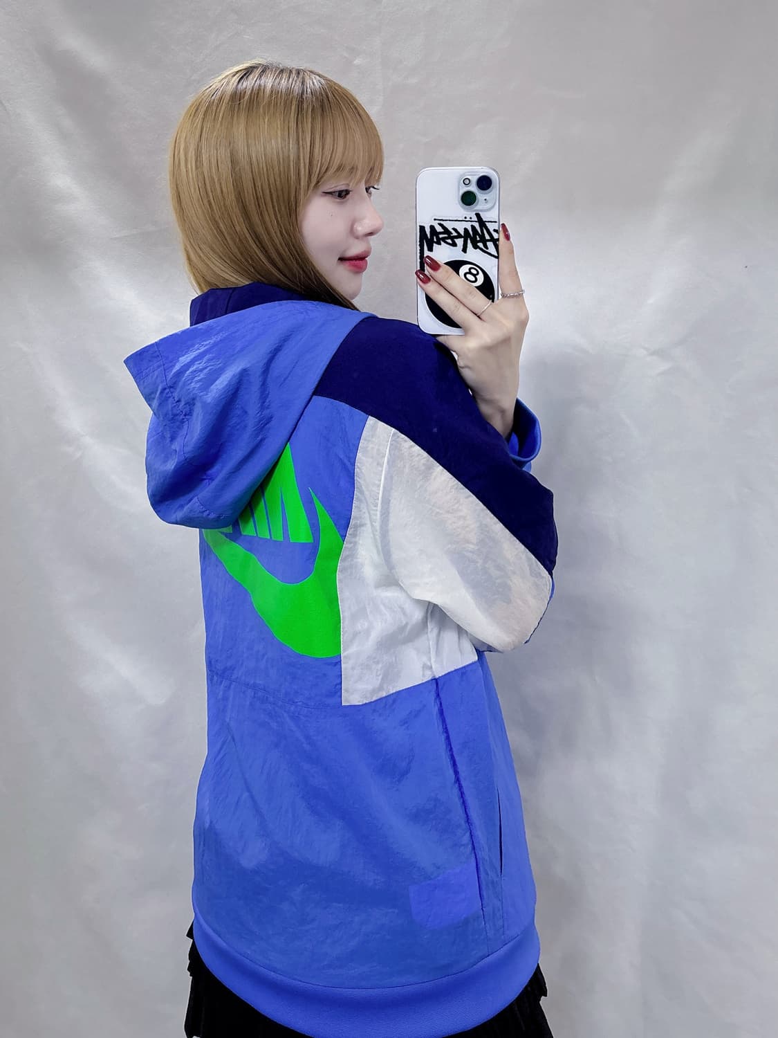 나이키 컬러블록 빅로고 스우시 바람막이  상품이미지2