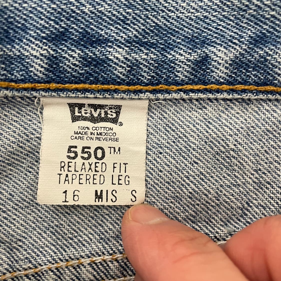 리바이스 550 빈티지 데님팬츠 상품이미지5