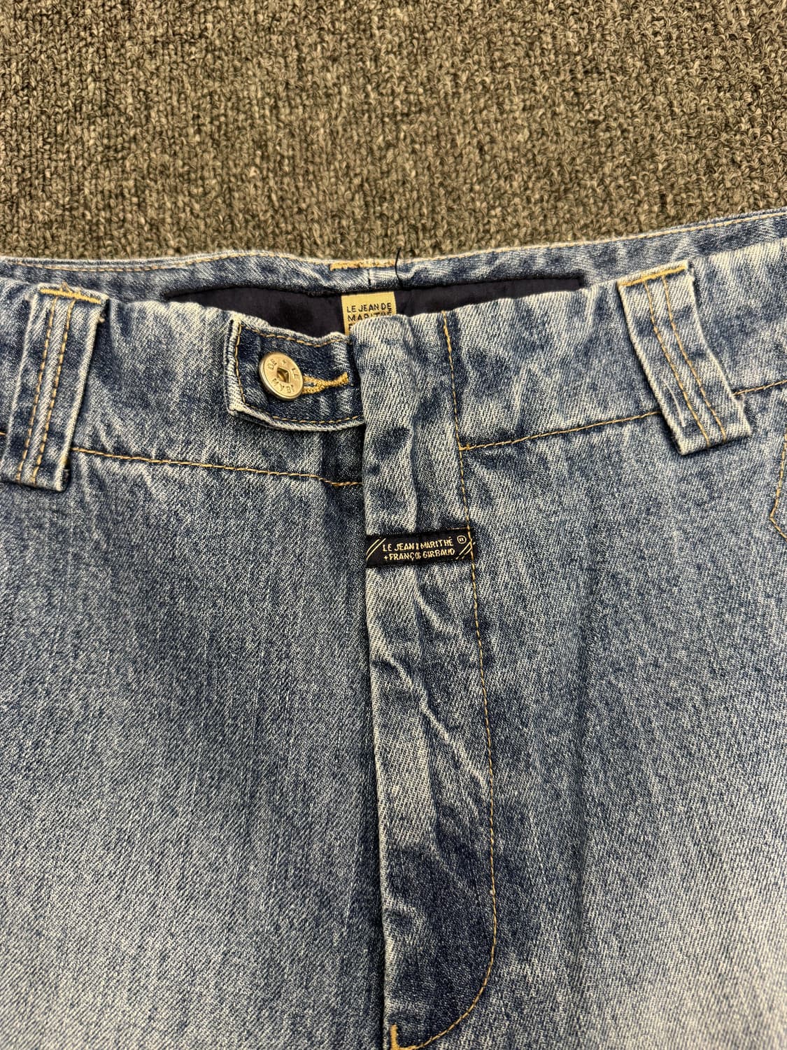 34)마리떼 프랑소와 저버 빈티지 더블 포켓 버뮤다 데님 팬츠 상품이미지6