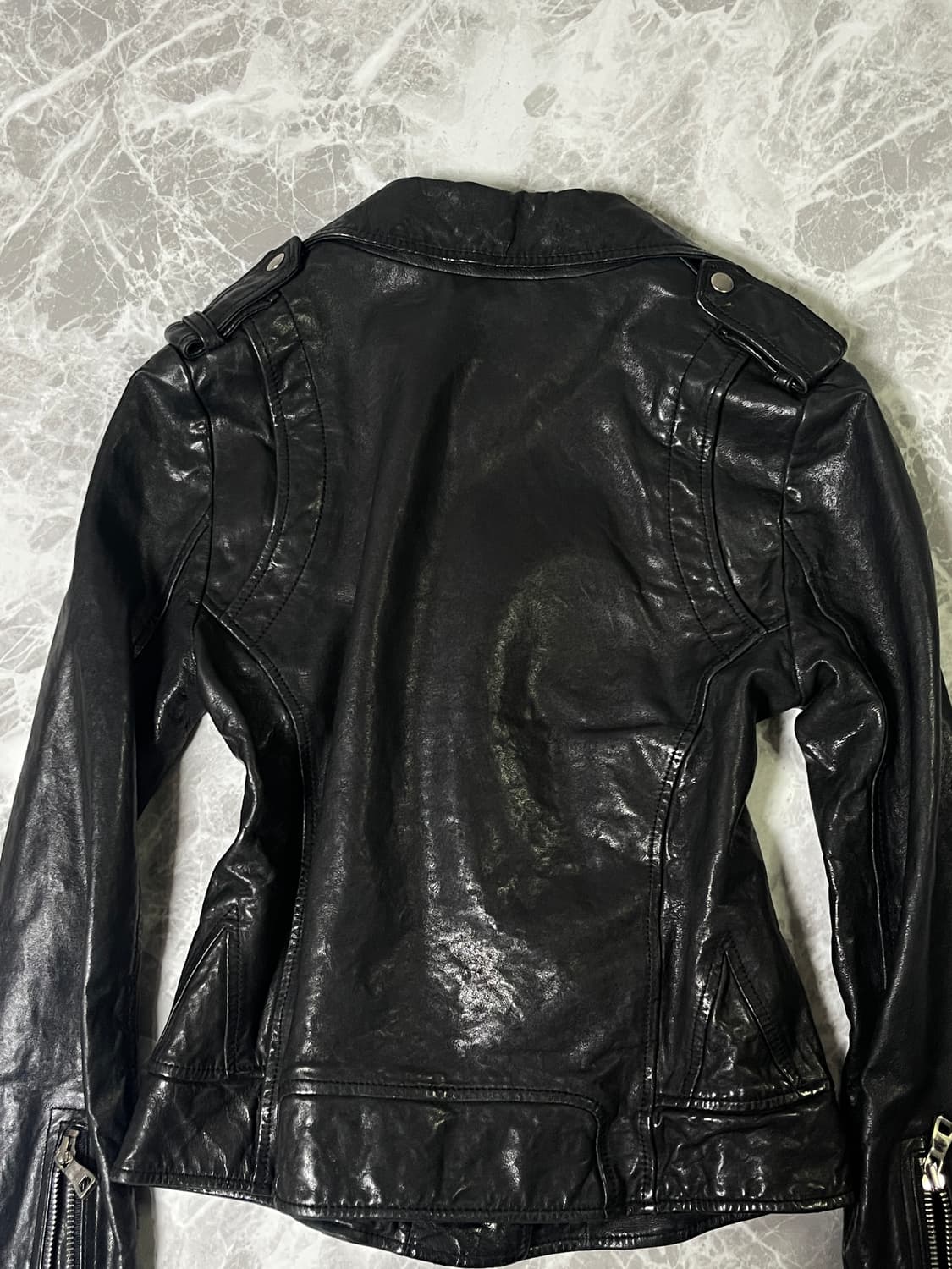 (Unknown)sheepskin rider jacket 상품이미지8