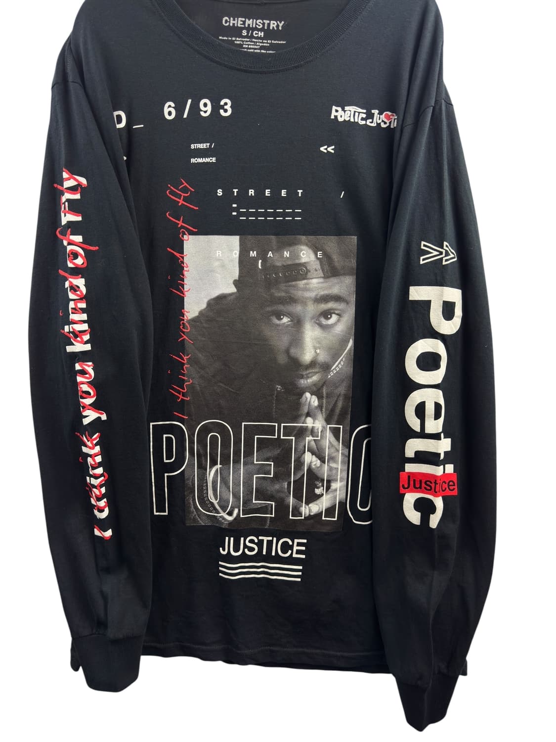 2PAC 투팍 포이틱 저스티스 롱슬리브743 상품이미지3