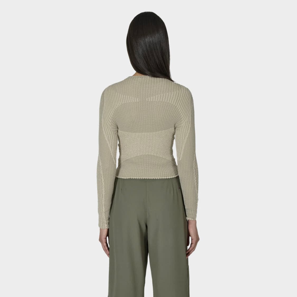 [XS,S,M]로아 하이킹 WAVY 롱 슬리브리스 탑 상품이미지3