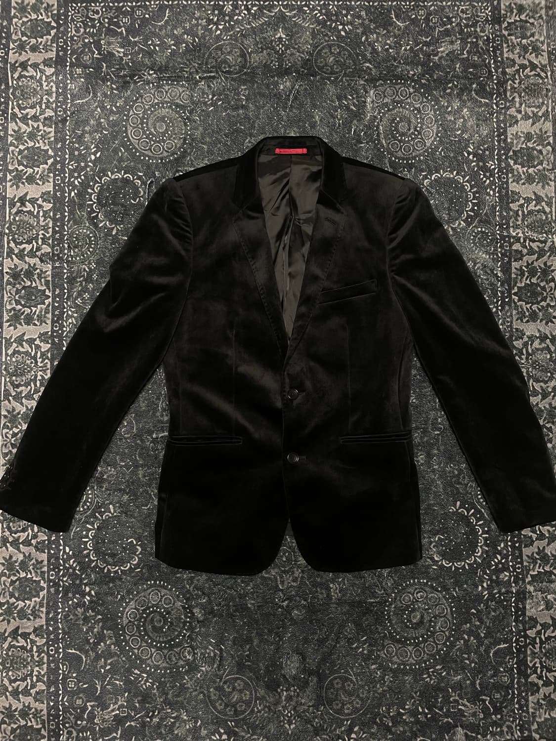 semantic design velvet jacket 상품이미지1