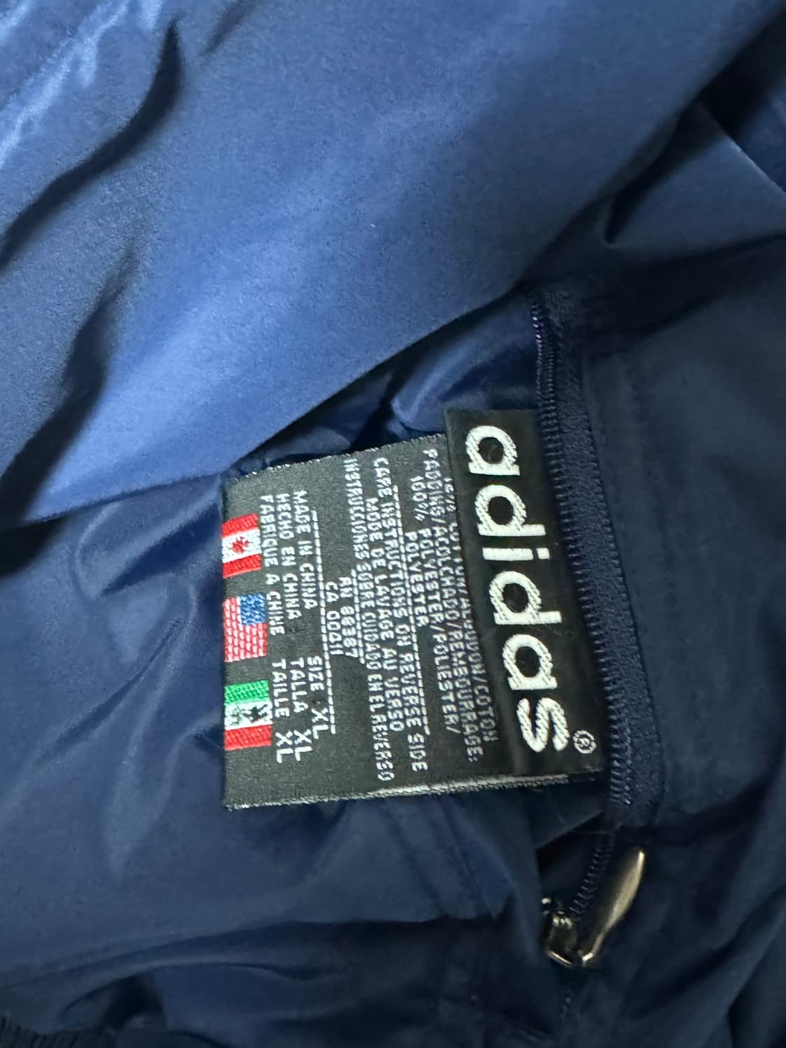 아디다스 삼선 양면 리버시블 90s 바람막이 후드 올드스쿨 자켓 상품이미지9