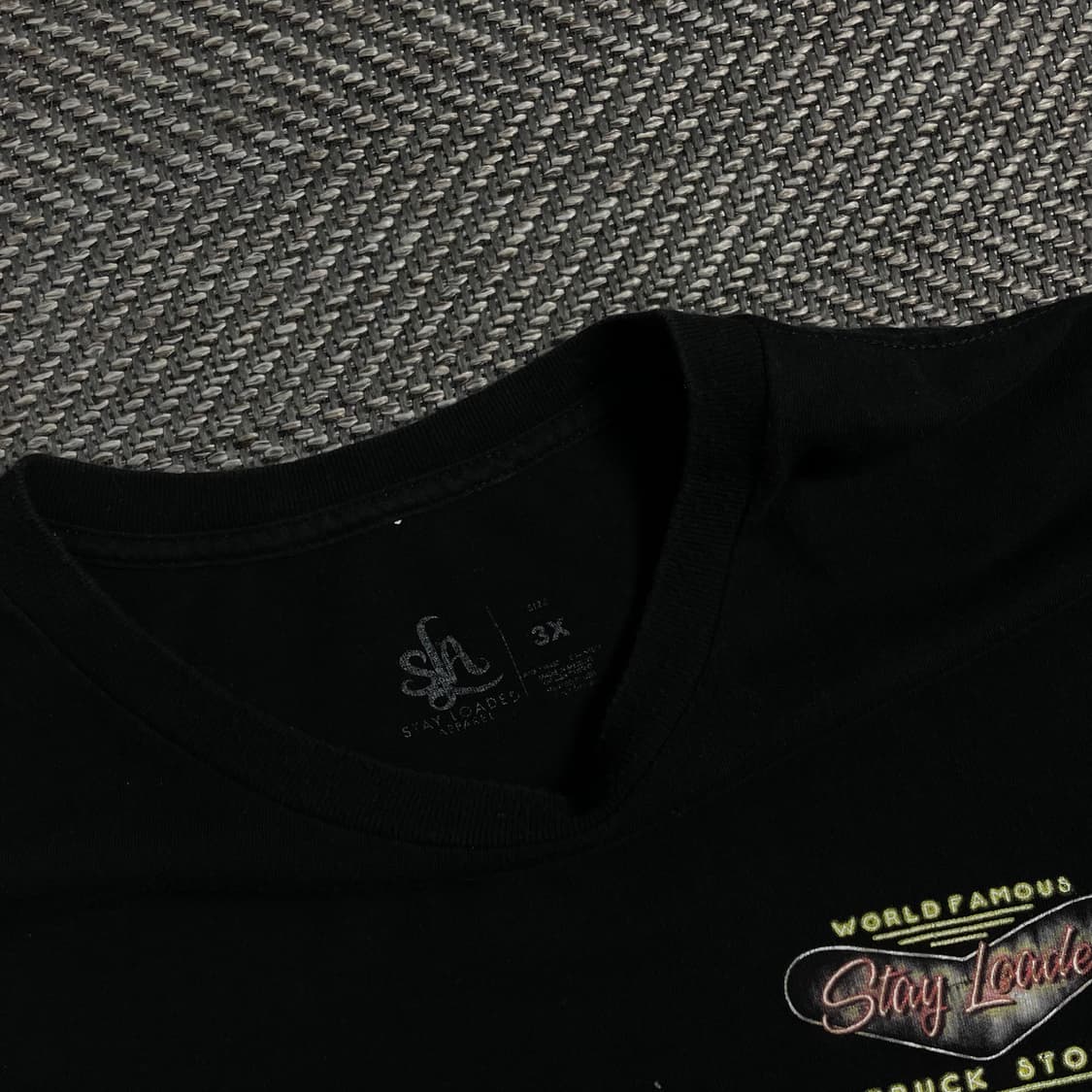 USA 빈티지 트럭 스탑 빅로고 반팔 티셔츠o 4386 상품이미지6