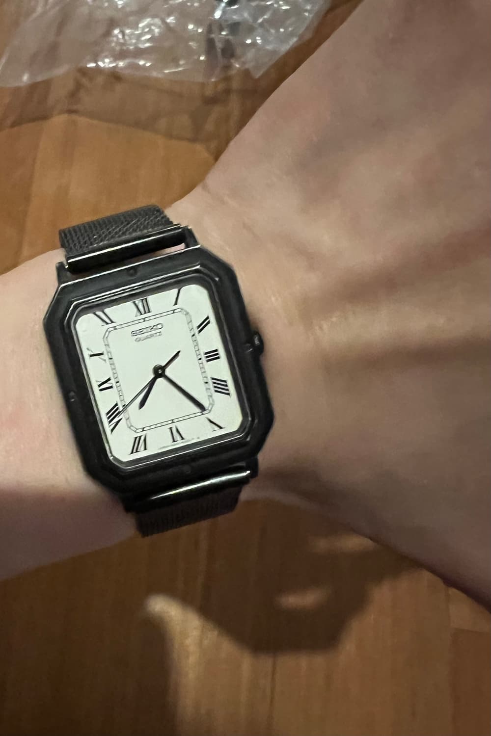 세이코 샤리오 초레어 탱크 스티브잡스 시계 상품이미지1