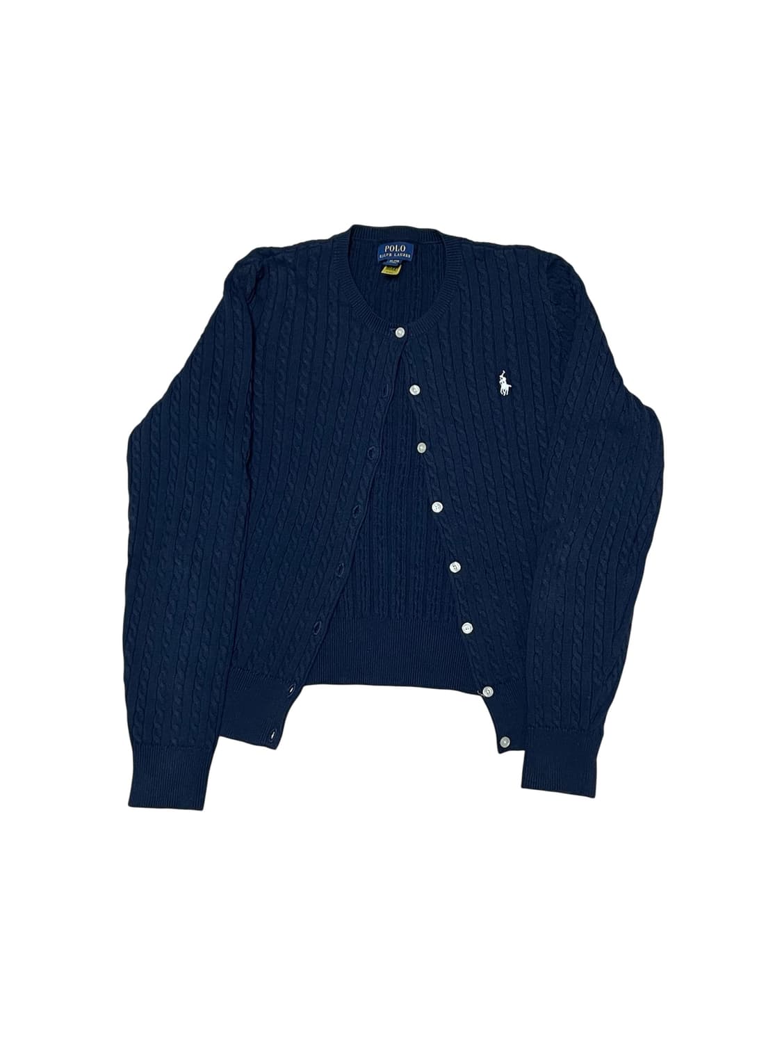 폴로 걸즈 가디건 헌터 네이비 XL 상품이미지2