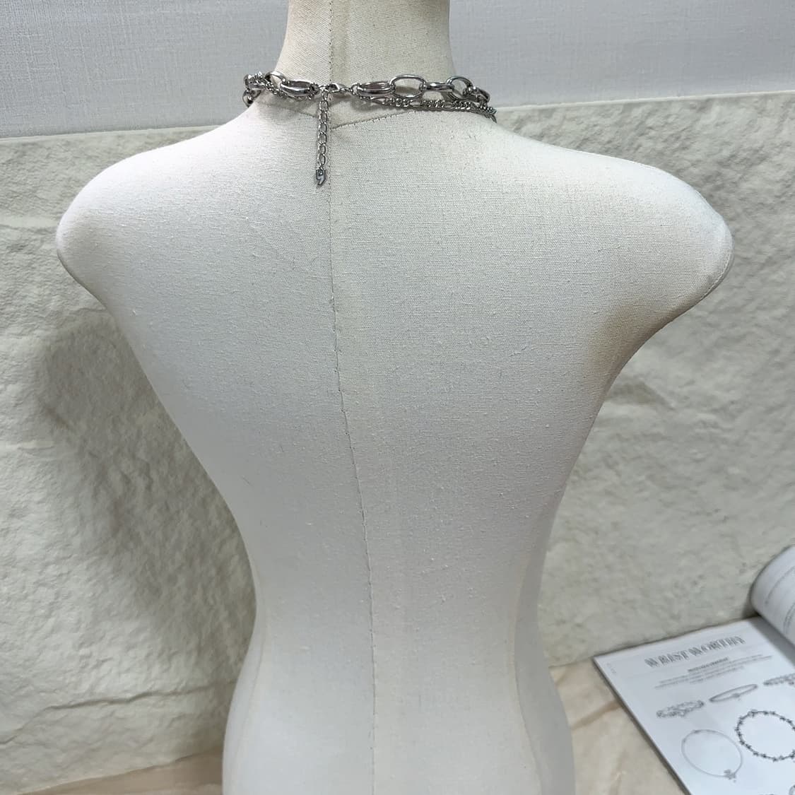 빈티지 레이어드 체인 목걸이 상품이미지3