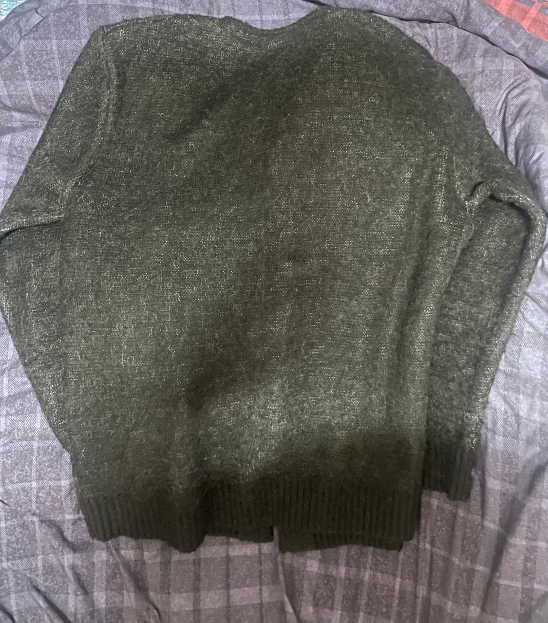 니들스 x 스튜디오스 모헤어 빠삐용 가디건 블랙 상품이미지4