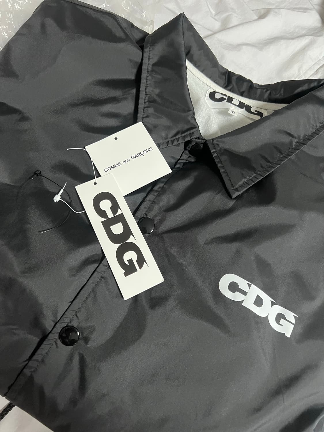 (XL) 꼼데가르송 cdg 코치 자켓 블랙 상품이미지5