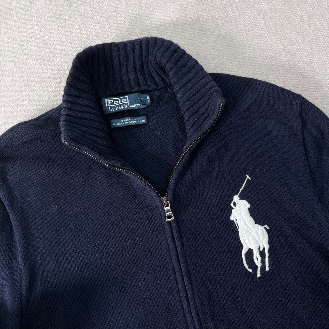 95 폴로랄프로렌 빅포니 투웨이 니트 집업 상품이미지2