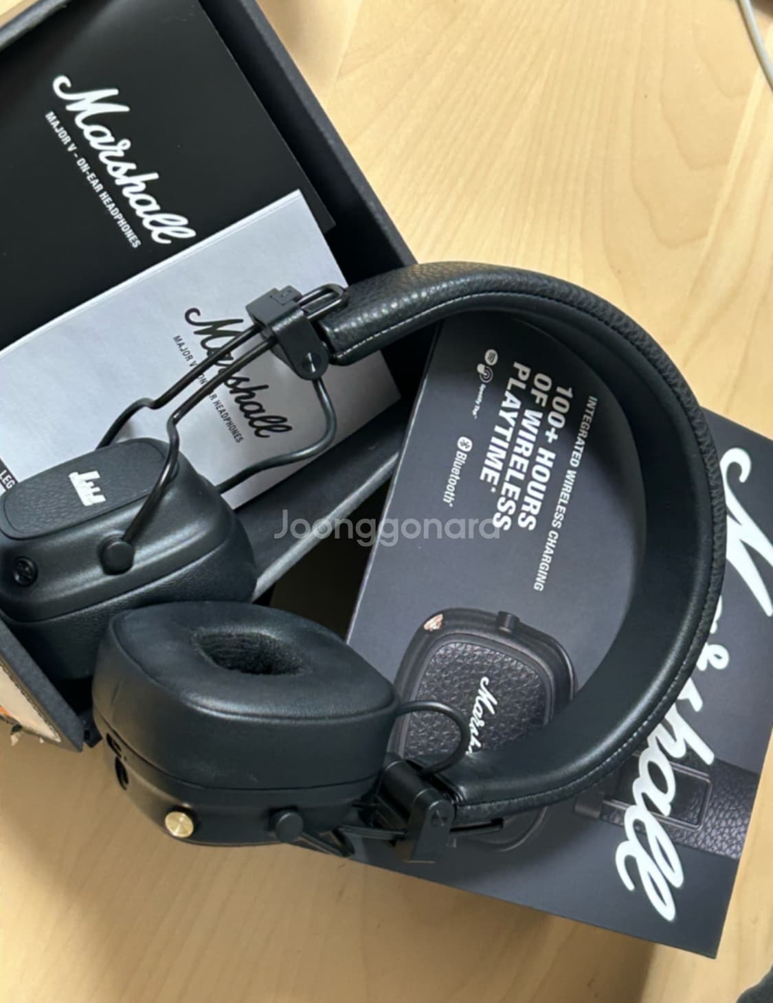 마샬5 Major V 블랙 풀박스 거의 새상품 판매합니다. 상품이미지1