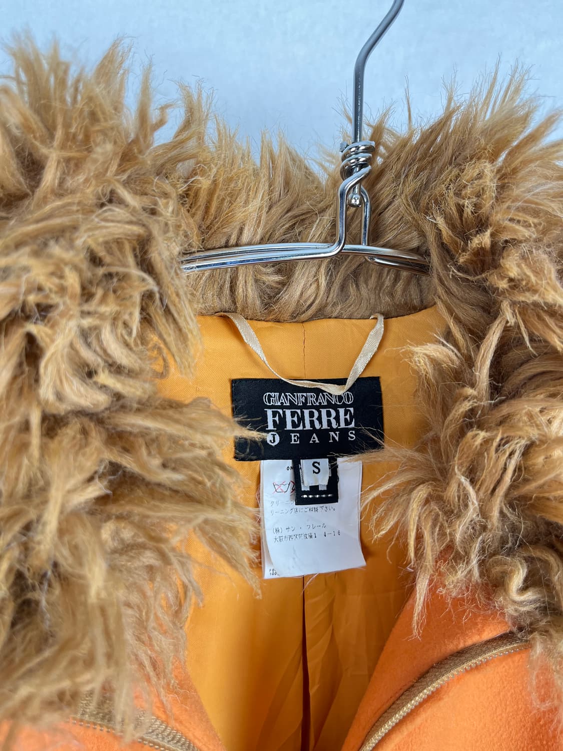 Gianfranco Ferre 퍼 하이넥 코트 상품이미지3