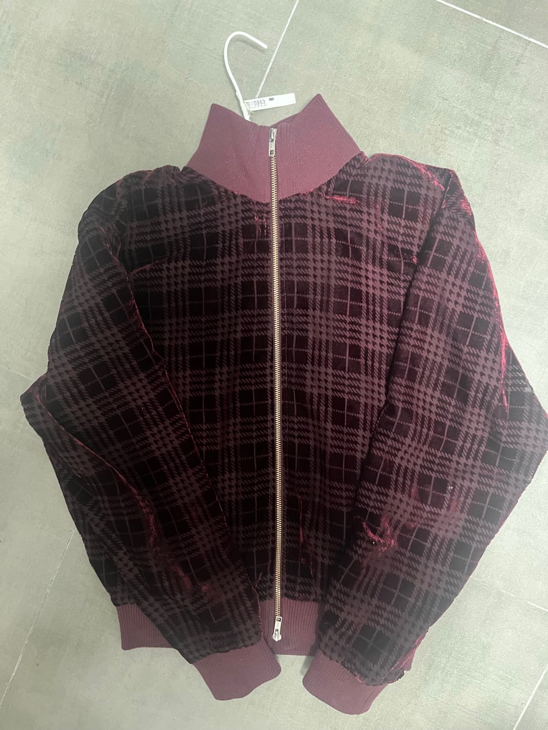 볼란테 차드말론 벨벳 자켓 1사이즈 100 상품이미지3