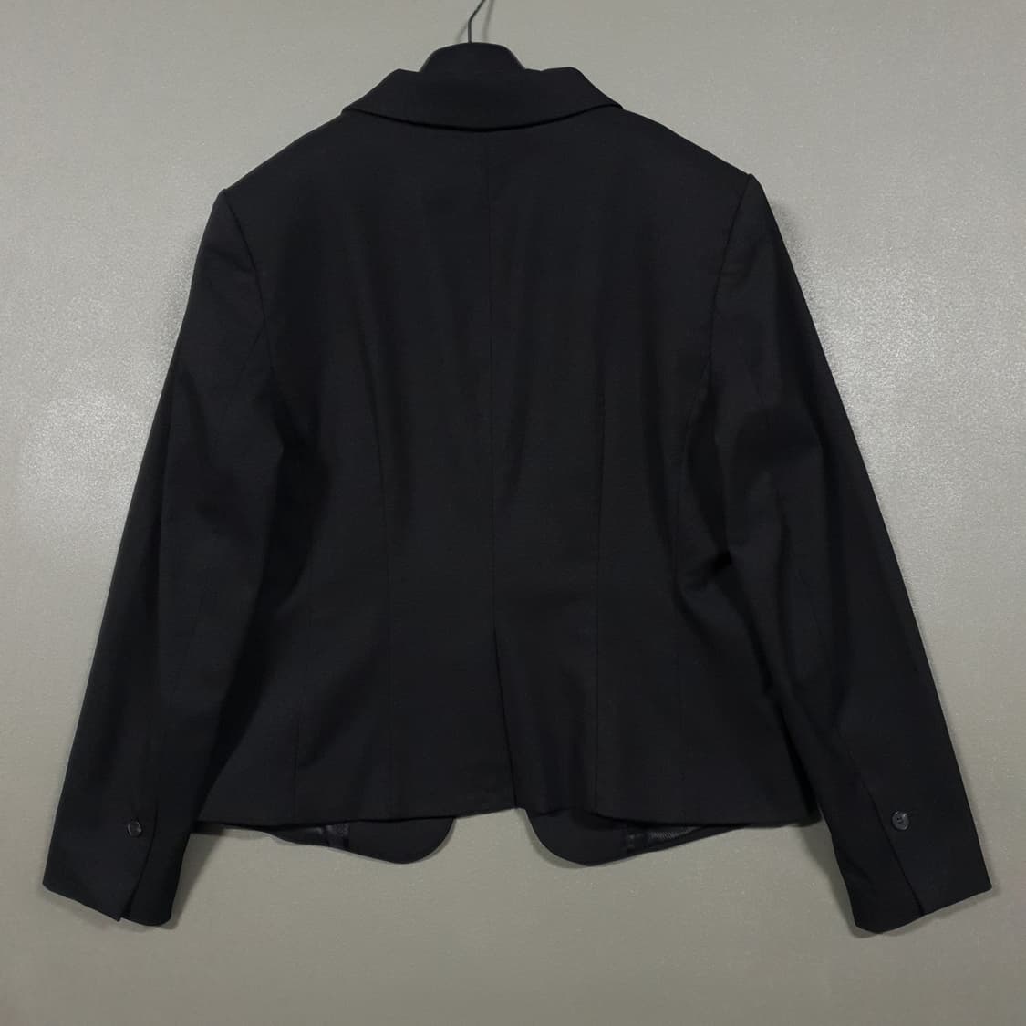 여성 55) H&M 에이치앤엠 원버튼 싱글 블레이저 정장 자켓 블랙 상품이미지5