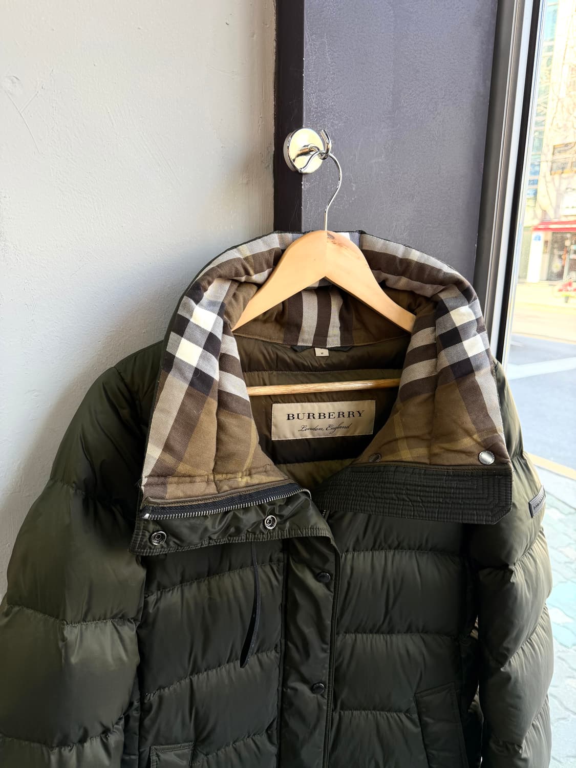 M/ 버버리 신형 다운 롱패딩 점퍼 상품이미지6