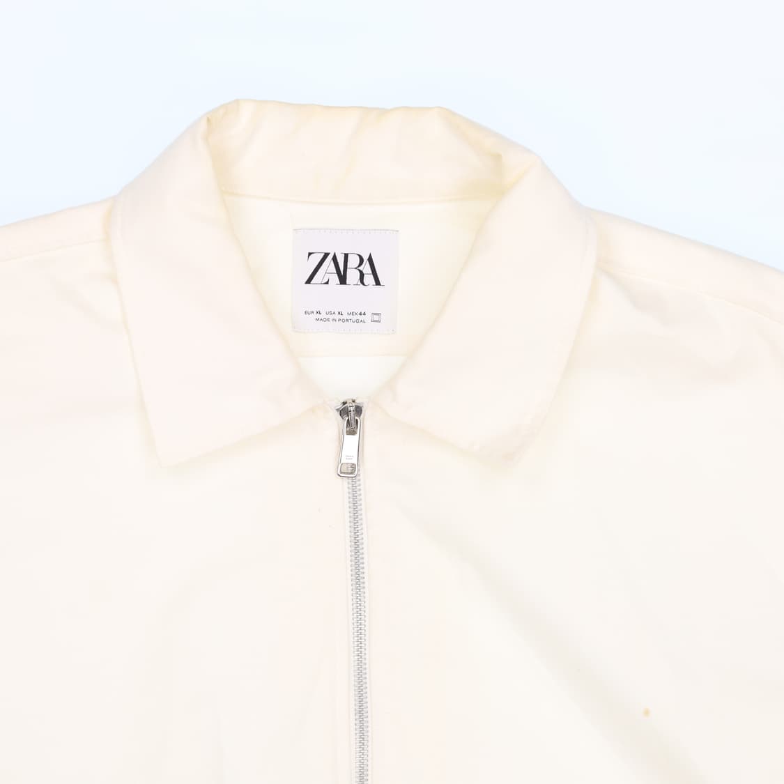 [XL] 자라 남성 화이트 블루종 자켓 0120J 상품이미지3