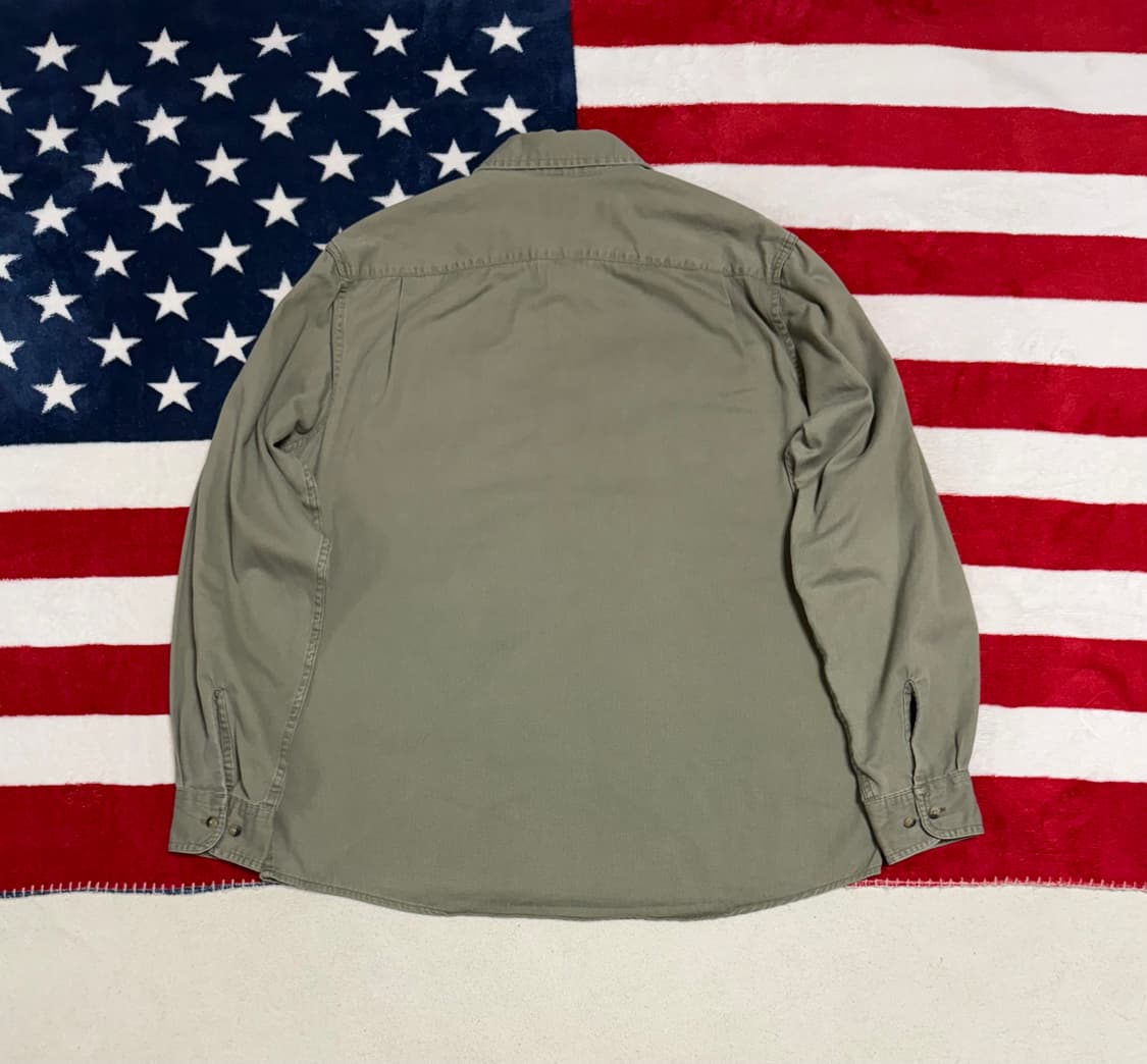 랭글러워크셔츠 Wrangler work shirt 빈티지워크셔츠올리브그린 상품이미지9