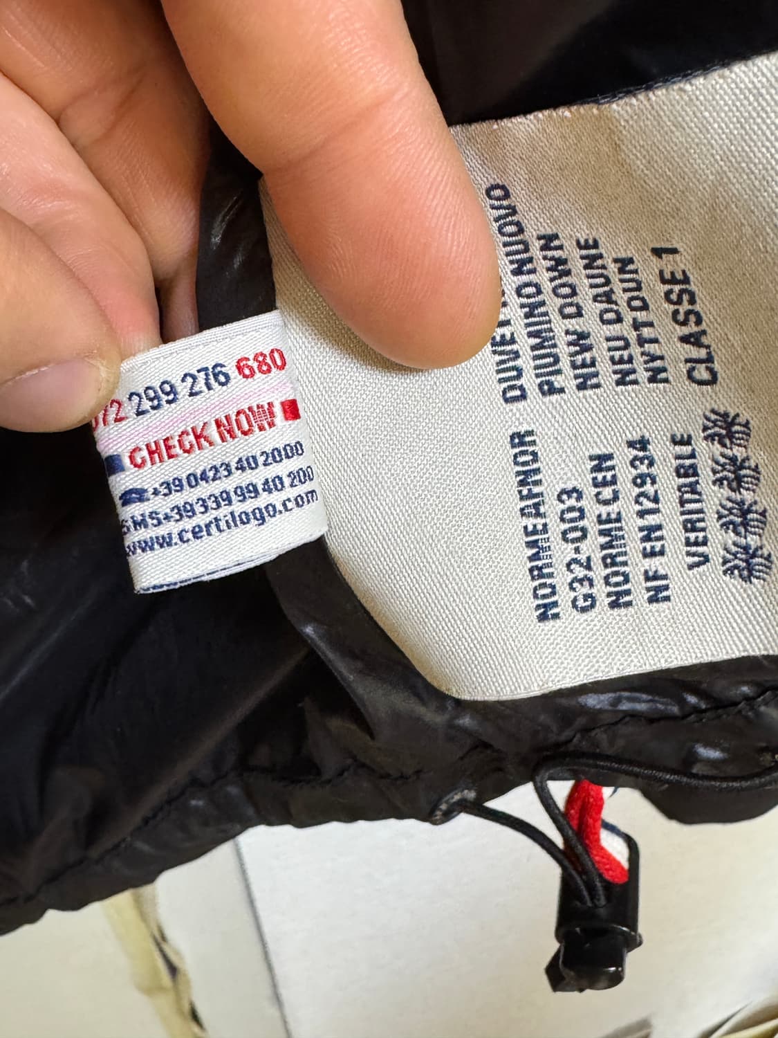 따뜻한 몽클레르 그레노블 구스다운 패딩 블랙 (3) 100~-110 상품이미지7