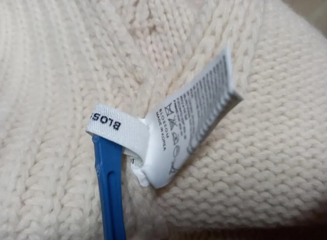 새 BLOSSOM 블라썸 하이넥 울 베스트 F 상품이미지8