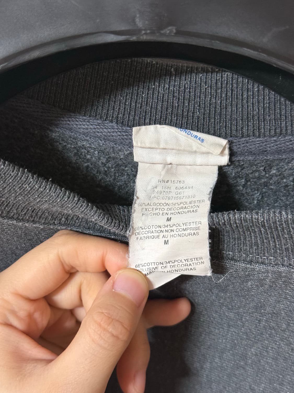 정품 챔피온 리버스위브 맨투맨 그레이 (Champion Reverse W 상품이미지6