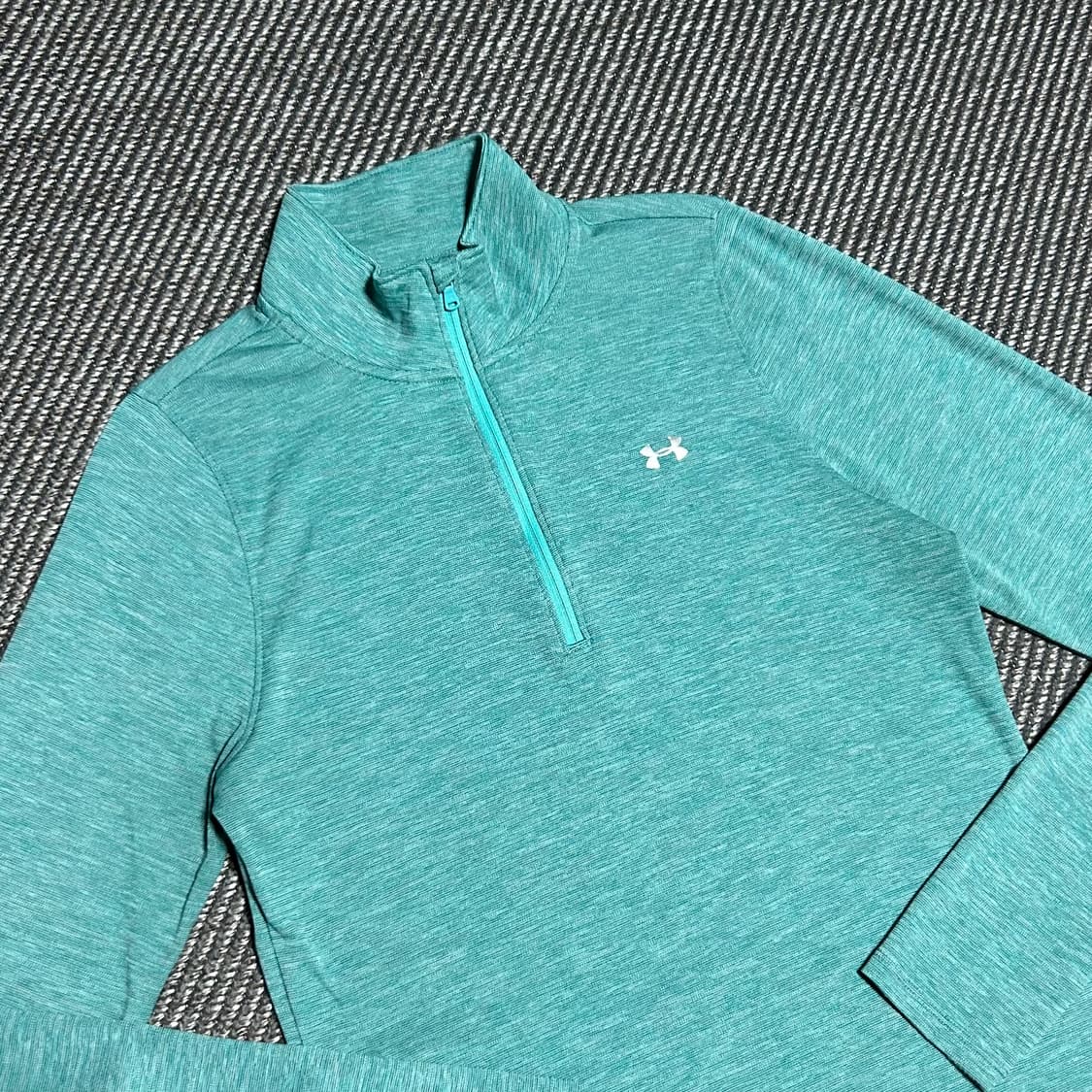 [M] Underarmour 언더아머 우먼즈 민트 반집업 기능성 티셔츠 상품이미지2