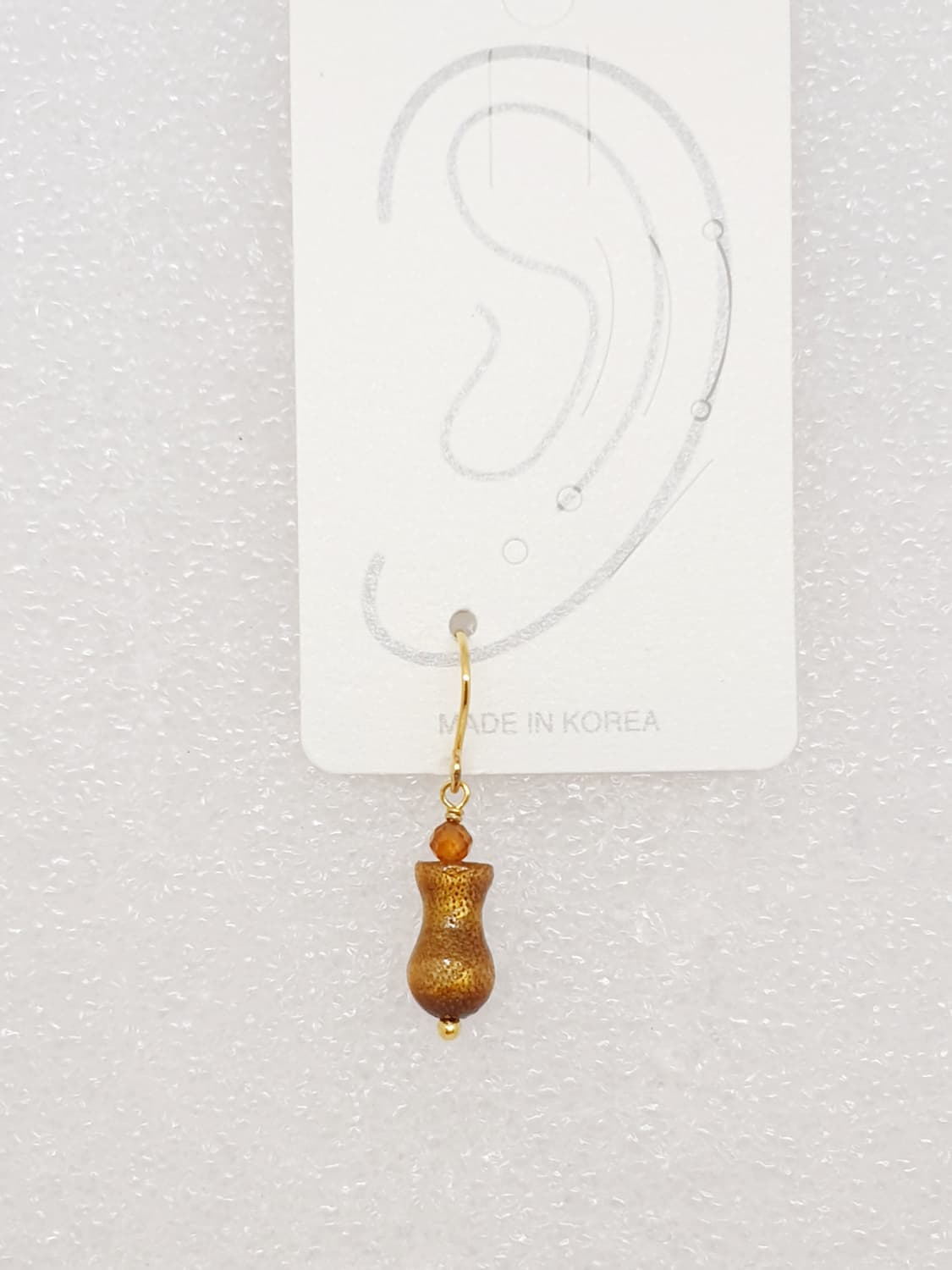 천연 산호 트로피 귀걸이 상품이미지2