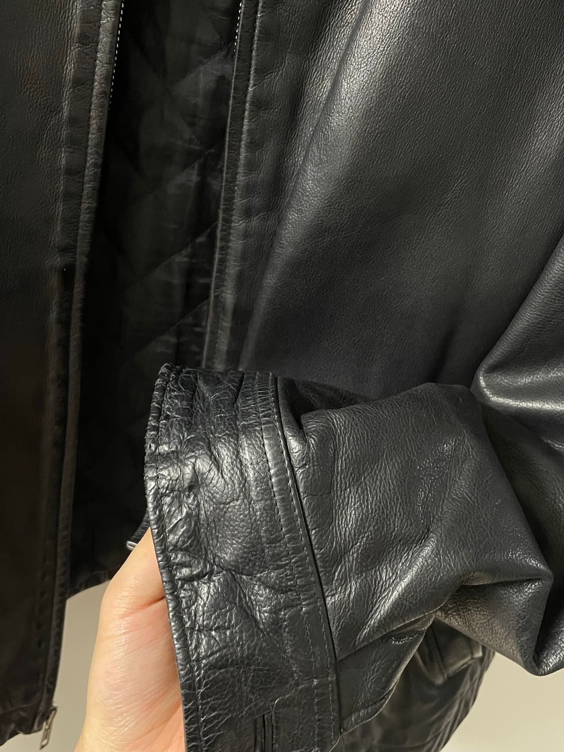 올드갭 90s 레더 자켓 상품이미지6