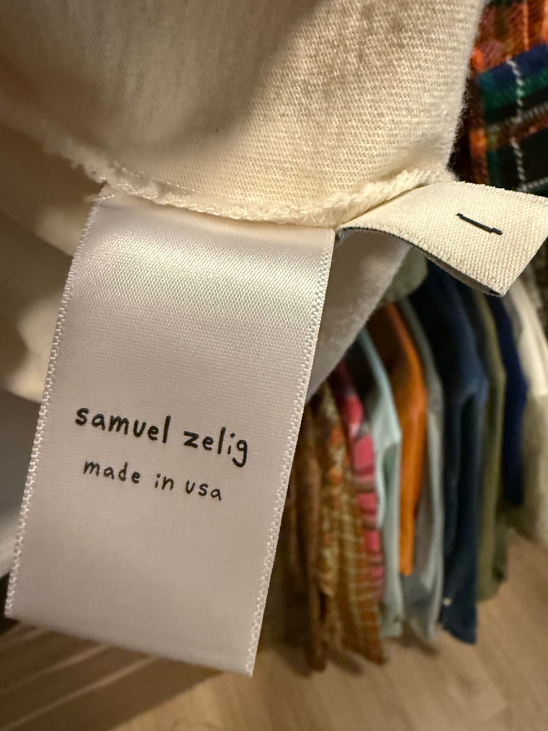 SAMUEL ZELIG BOXING TEE - NATURAL/RED 상품이미지6