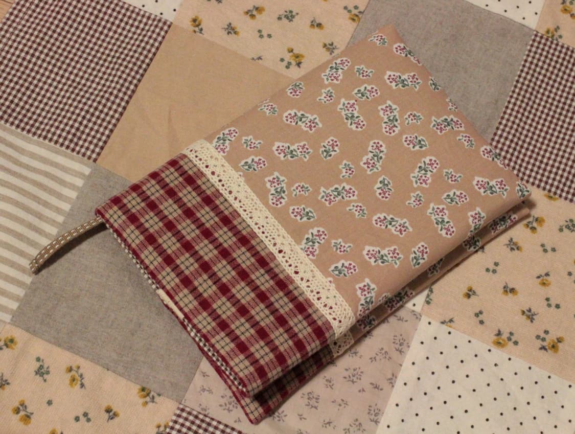 핸드메이드 베이지 북커버 상품이미지3