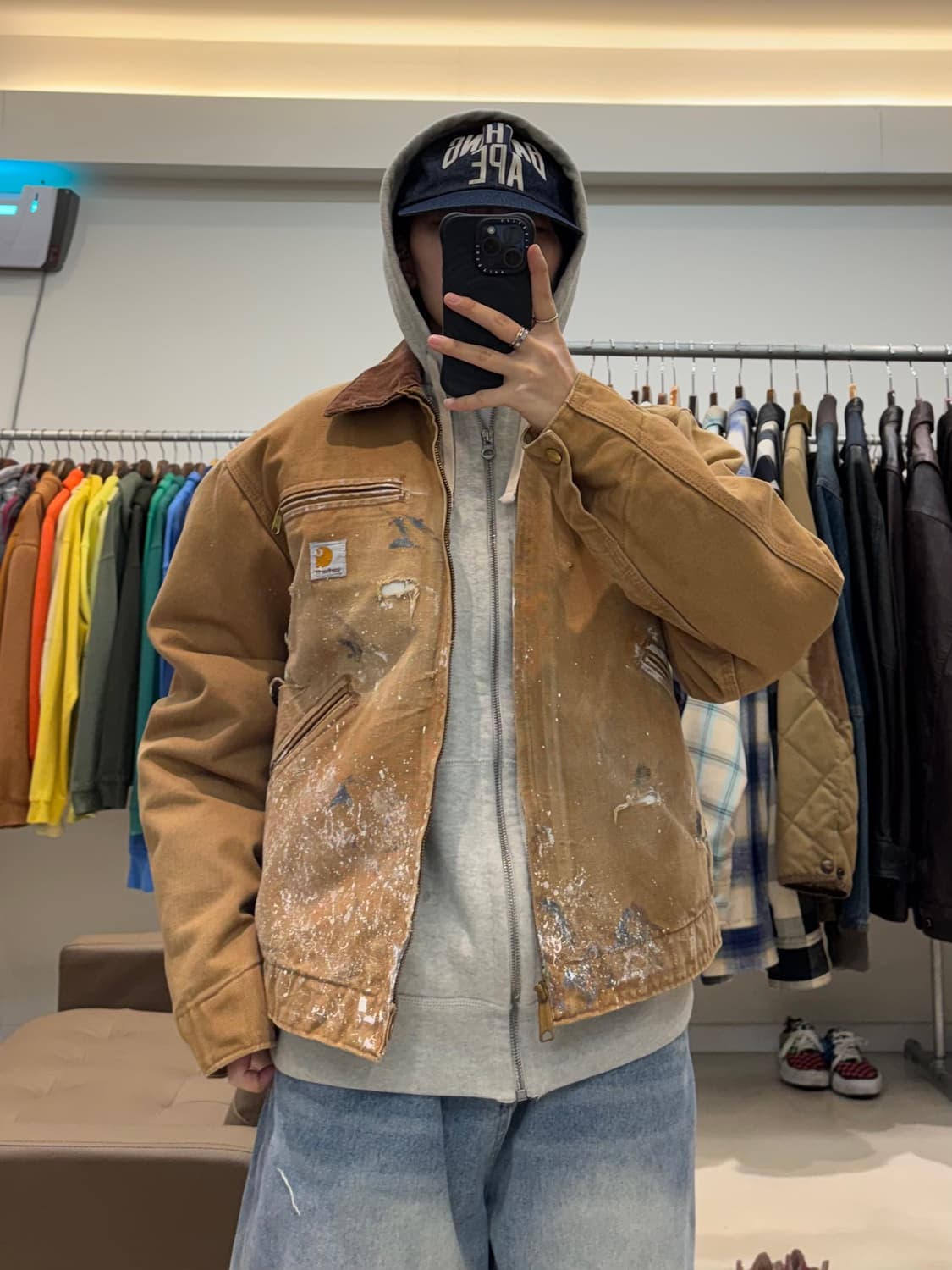 90s 칼하트 디트로이트 워크자켓 상품이미지7