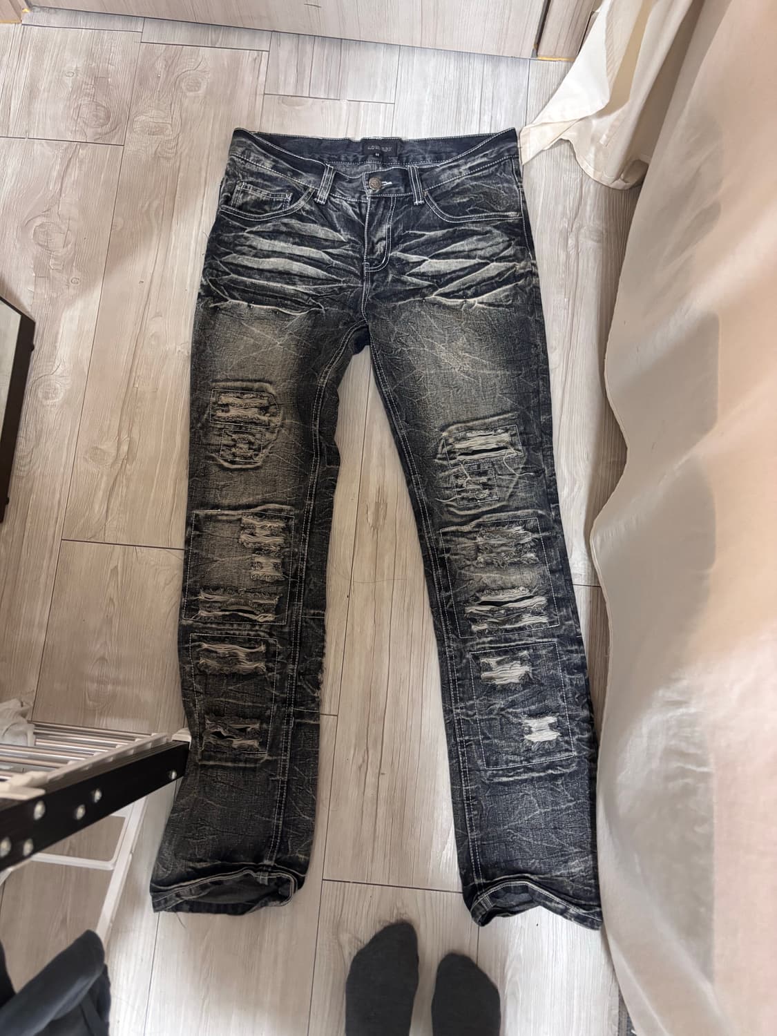 LOWBOX 데님 팬츠 상품이미지1