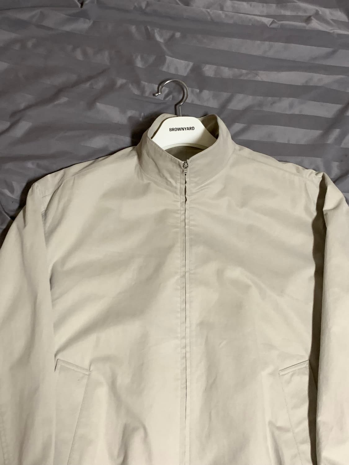 브라운야드 스탠드카라 블루종 상품이미지5