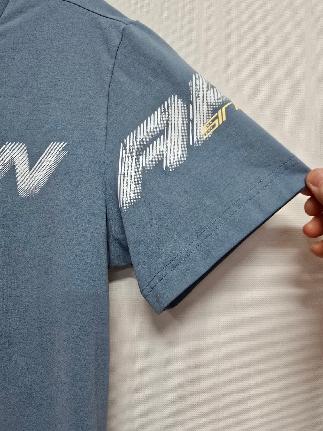 다이나핏 로고 반팔 티셔츠 블루100 상품이미지3