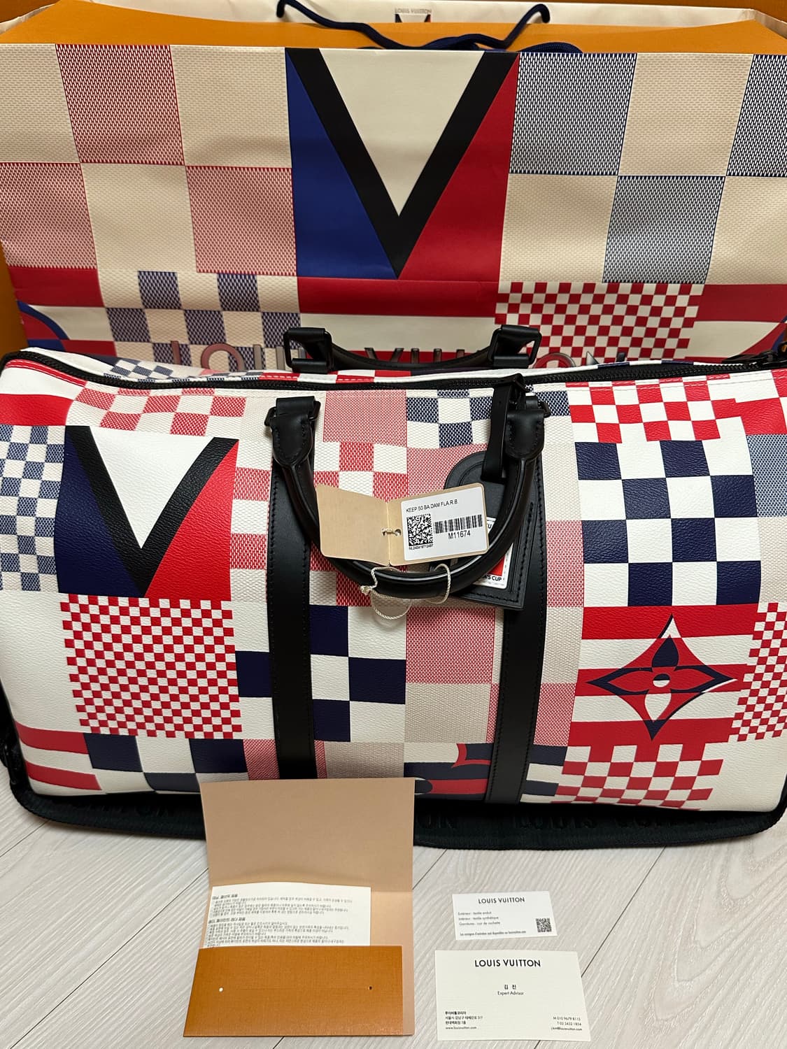 루이비통 아메리카 컬렉션 키폴 50 국내판 상품이미지2