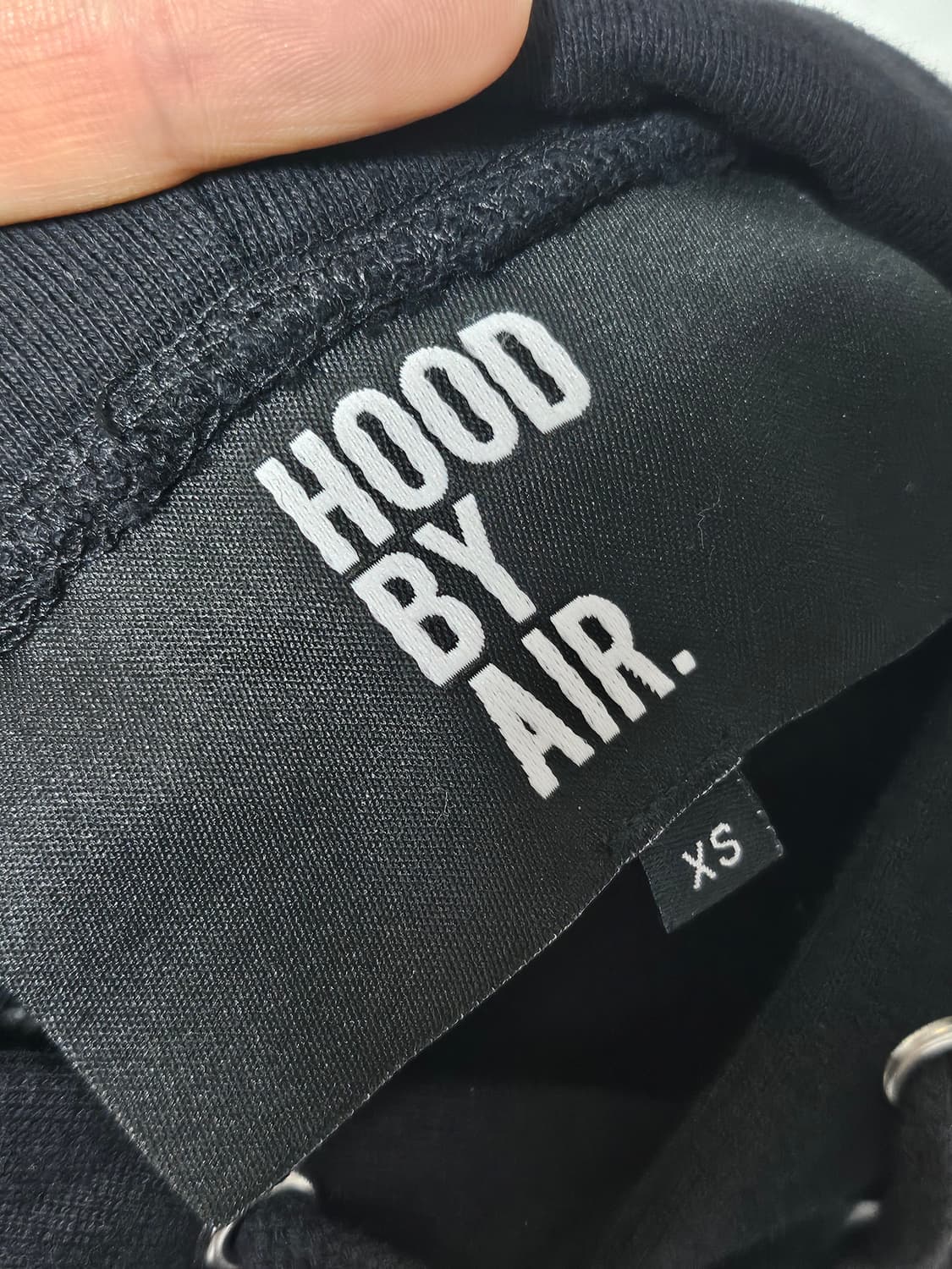 후드바이에어 민트급 핀터깔 시그니처 지퍼 후드티 XS 상품이미지3