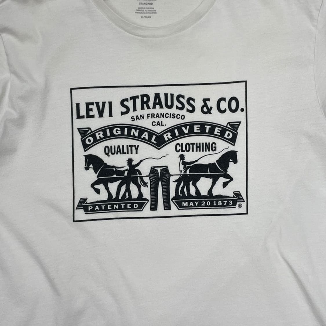 LEVI'S 시그니처 로고 반팔 XL 상품이미지2