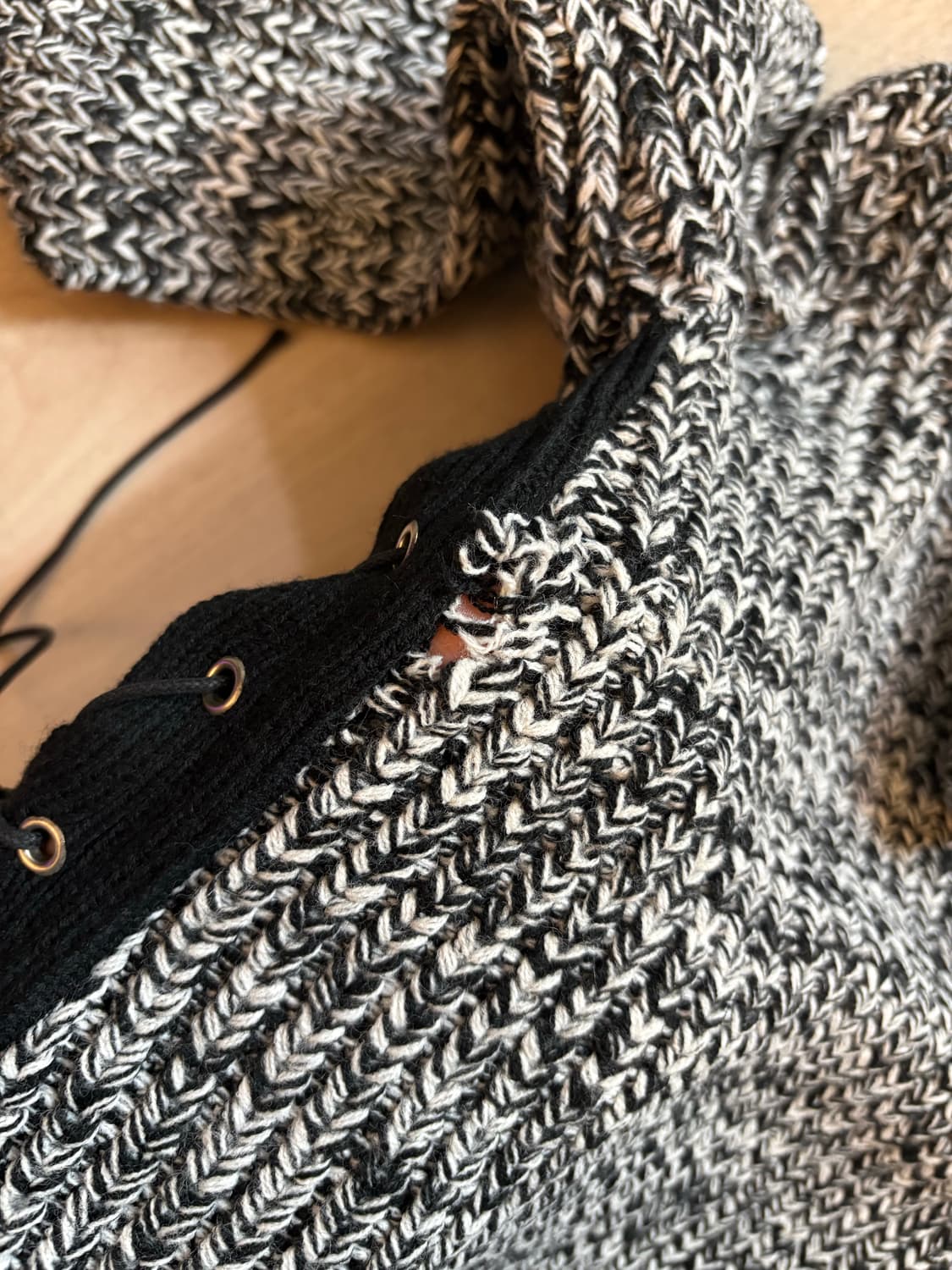 Zone bleue knit sleeve 상품이미지6