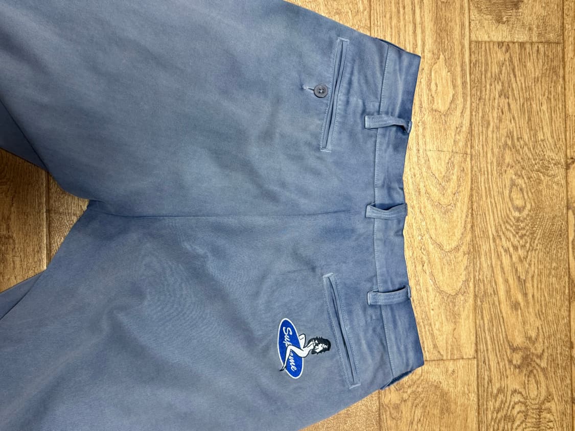 [30]슈프림 23fw 치노팬츠 워시드 네이비 Supreme 상품이미지3