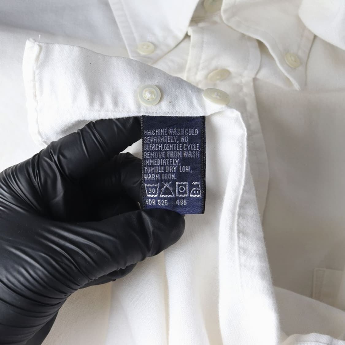 노티카 빈티지 옥스퍼드 버튼다운 화이트 셔츠 M 상품이미지6